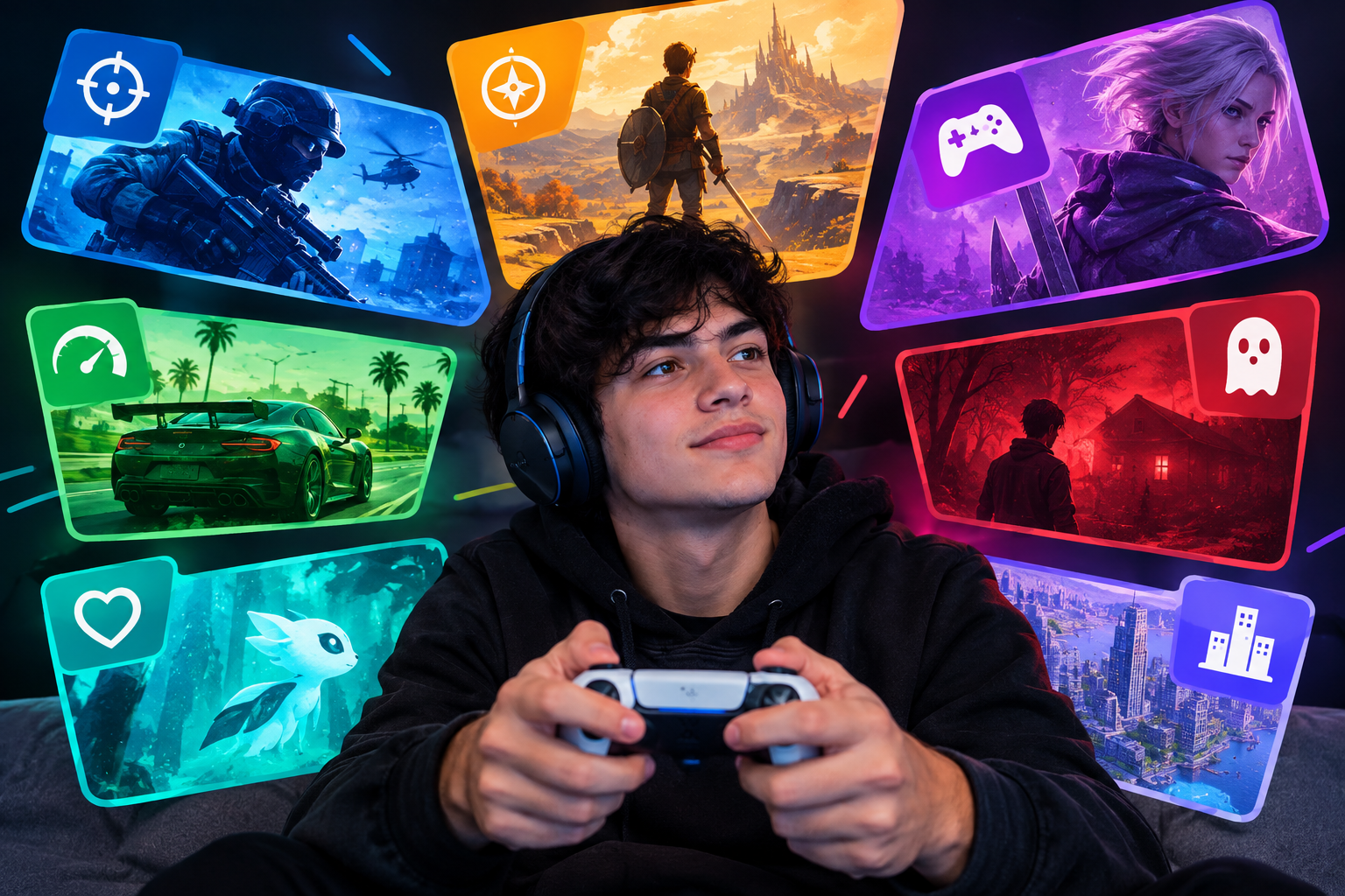 Recomendaciones de videojuegos según tu estilo de juego