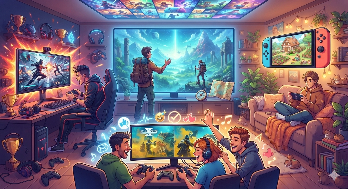 Recomendaciones de videojuegos según tu estilo de juego