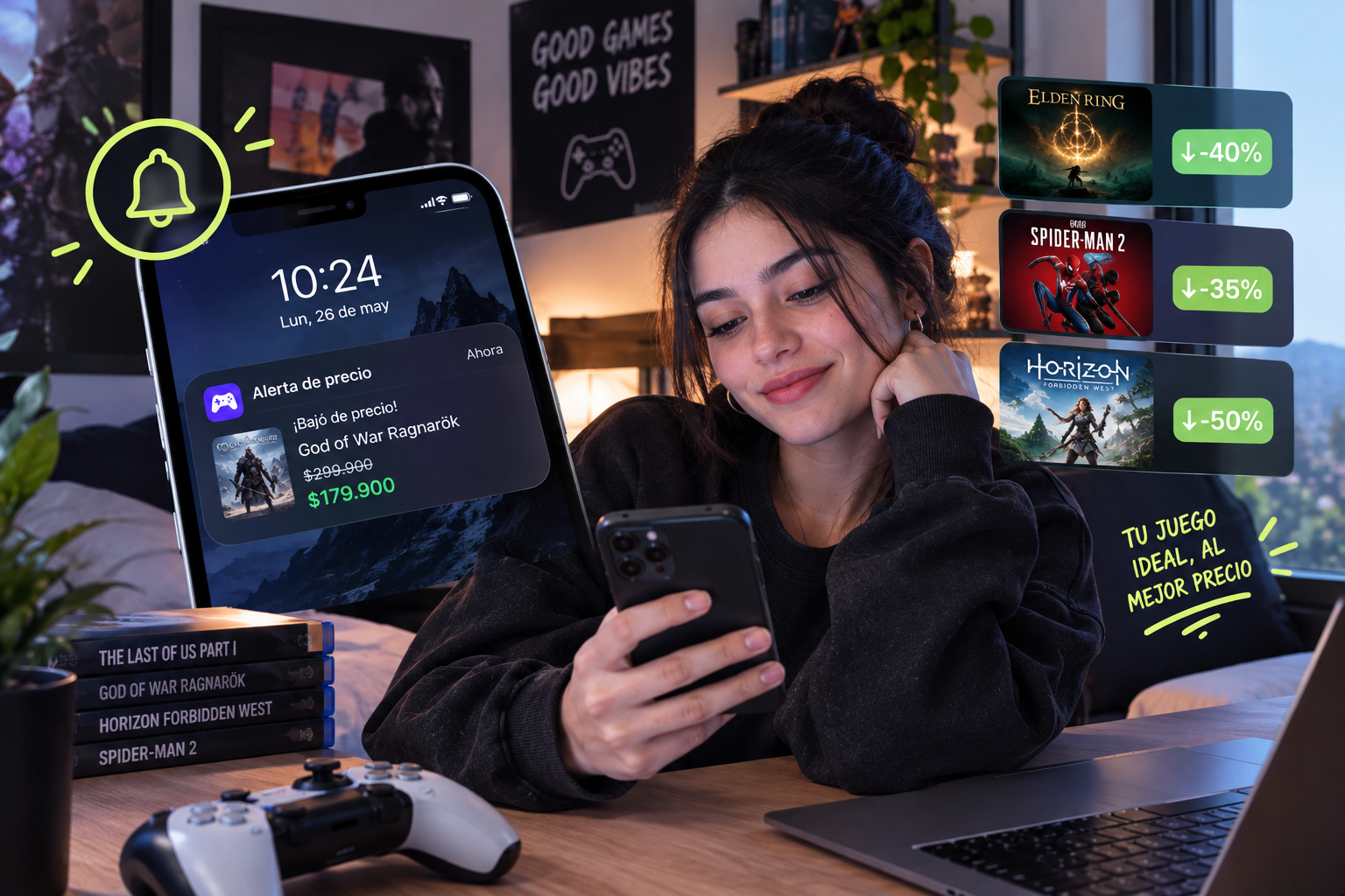 Alertas de precio de videojuegos: no vuelvas a perder una rebaja